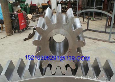 China Large Diameter Steel Arc Bevel Gears Shaft With Casting / Forging / Machining for sale