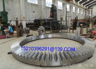 China Reduction Box Ground Tooth Spiral Bevel Gear / Custom Transmission Gears for sale