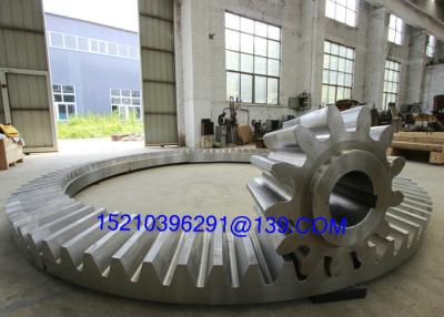 China Custom Right Angle Stainless Steel Bevel Gears , Bevel Helix Gear Wheel for sale