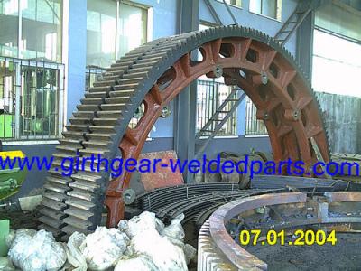 China High Precision Mining Straight Cut Annular Gear Ring ANSI API DIN Standards for sale