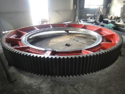 China Giant Spur Ring Gears Precision Forging , Cast Steel Machining Straight Tooth Gears for sale