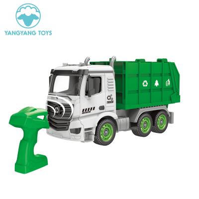 China 1:14 2.4G RC Hobby 1:14 2.4G RC Car Tipper Tinker Tinker Kids DIY Plastic Screw Truck 50 Pcs Kids Disassembly Hygiene Toys for sale