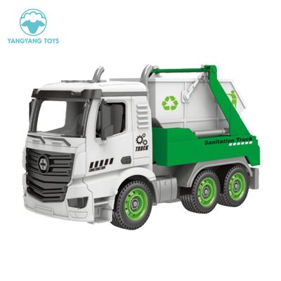 China 1:14 Screw Tipper Tinker Kids DIY Garbage Truck 48 Pcs Kids Disassembly Custom Plastic Hygiene Toys YTS0088608D for sale