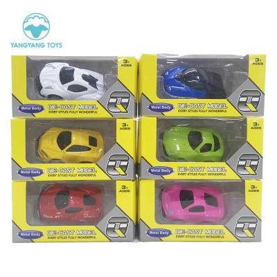 China Diecast toy 1.64 scale silding packaging to die diecast car metal car model mini cast iron cars toy vehicles with high quality for sale