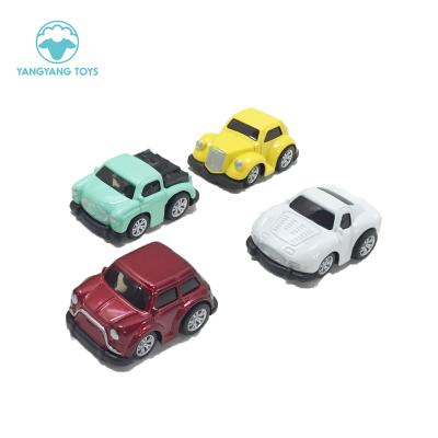 China 2020 new mini Q double diecast version of the toy pull back classic 1.64 diecast car children's toys 6 design toys with high quality and cheap price for sale