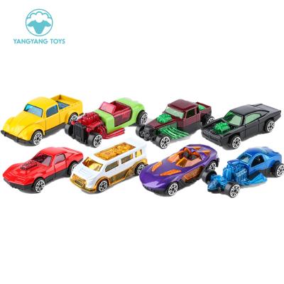 China Hot Toy High Quality Wheel Metal Diecast Cars 1/64 Racing Toy 1/72 Alloy Wheels Mini Slide Protector Case Free Model Diecast Cars For Kids for sale