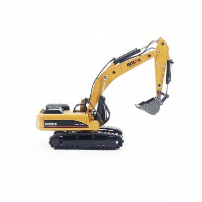 China Diecast Toy Hot Sales Alloy Engineering Children Toy Vehicles Diecast Border Truck Excavator 1:50 Static Model for sale