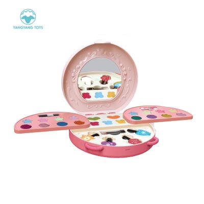 China wholesale cosmetic party brush role play baby kid fashion pretend plastic make up backpack set toy for girl YTS020215C for sale