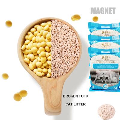 China Viable Broken Tofu Cat Litter Crushed Sand Tofu Cat Litter Cat Litter Plant for sale