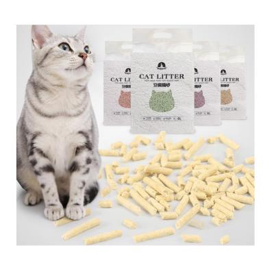 China Amazon Sustainable Hot Selling Natural Plant Clumping Cat Litter Tofu Cat Litter Sand for sale