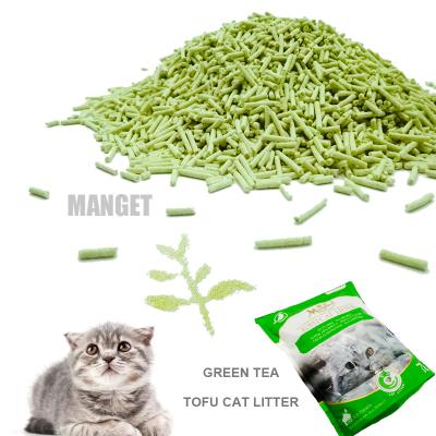 China Sustainable Toilet Cat Litter Sand Tofu Flushable Cat Litter for sale