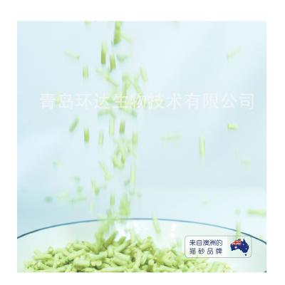 China Qingdao Huanda Green Tea Tofu Sustainable Cat's Litter for sale