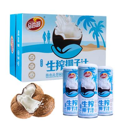 China OEM normal wholesale haccp factory fresh squeezed natural coconut milk juice drinks bulk in canned boxes for sale