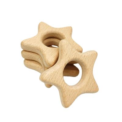 China Eco-Friendly Hedgehog Organic Wooden Animal Shapes Caring Toy Wooden Teether for sale