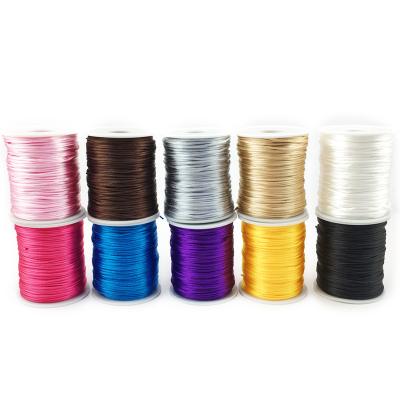 China eco-friendly & BPA Free 75M Satin Silk Cord Rolls For DIY Baby Teething Necklace for sale