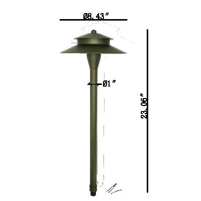 China Solid Brass Outdoor LANDSCAPE Pathway Light Fixture For Low Voltage 12v Landscape Path Light for sale