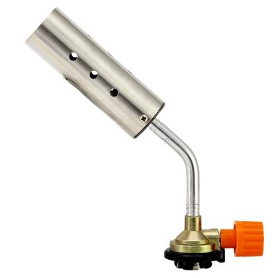 China Flame temperature and height can be adjusted KLL 7012D big SS strong fire fitghting mini gas igniter cutting welding torch for sale