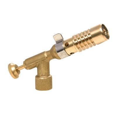 China Round Pipe Diameter Can Bend KLL7023C Manual Ignition Adjustable Screw Flame Control Jet Blow Torch Fire Gun for sale