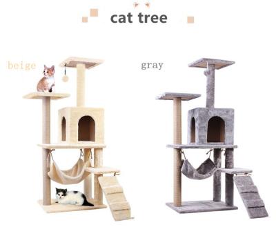 China Wholesale Custom Amazon Viable Success Cat Tree Cat Pet Play House With Scratches Cat Toy for sale