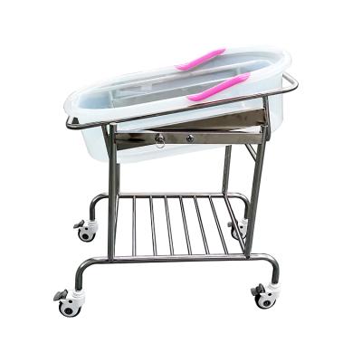 China New Design Metal Basin Hospital Bed Adjustable Newborn Infant Infant Hospital Bed for sale