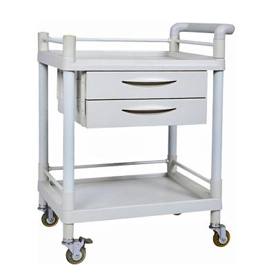 China Hebei Traditional Factory Hot Sale Hospital Medicine Trolley Medicinal Tablet Trolley With Drawer for sale