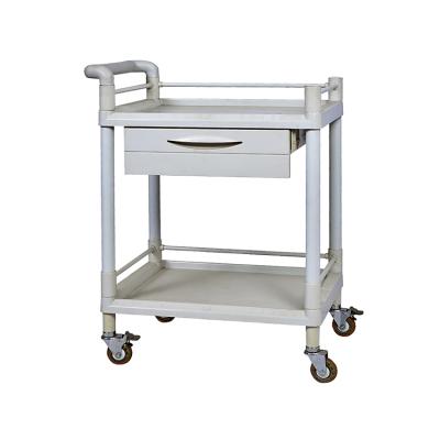 China Modern Simple Designed Medical Medicine Trolley Hospital ABS Drug Trolley for sale