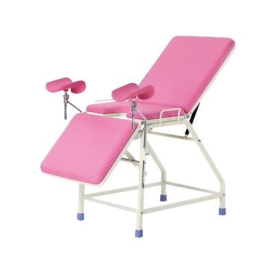 China Modern Metal Simplicity Leatherette Cover Gyne Examination Delivery Bed Price for sale