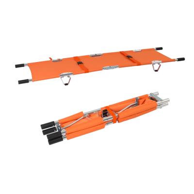 China Carry A New Developed Injured Or Sick Person Aluminum Frame Folding Ambulance Patient Medical Stretcher for sale