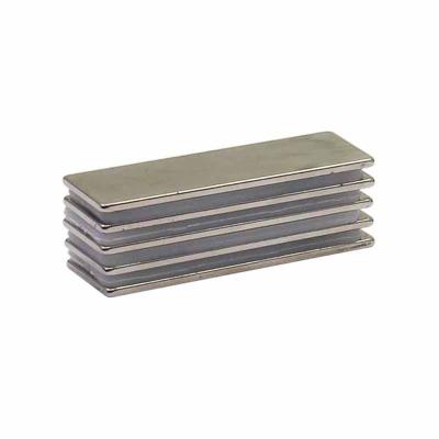 China Industrial Magnet NdFeB Neodymium Rare Earth Block Magnets 50X16X1.6mm for sale