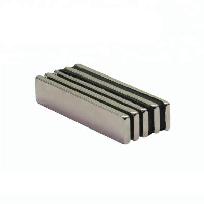 China Industrial Magnet N35 50X10X2.5mm Block Sintered Neo Rare Earth Magnets For Sale for sale