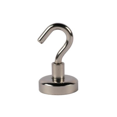 China Strong industrial magnet strength neodymium holding magnetic hook d20mm for holding PMH-D20 for sale