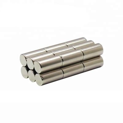 China Industrial Magnet D10X20mm Cylinder Shape Rod Neodymium Magnets for sale