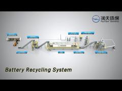 Lithium Battery Recycling System 380V Large Capacity Multipurpose Low Noise