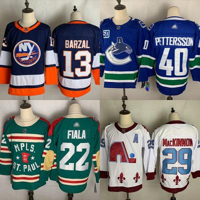 China Shirts & Main 2021 2022 New Arrivals Mens Adults Ice Hockey Wholesale Cheap Custom Vintage Embroidered Singlet Uniforms For All National Hockey League Team for sale