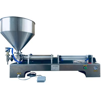 China 30/5000 Automatic Horizontal Pneumatic Quantitative Beverage Paste Liquid Filling Machine Production Line for sale