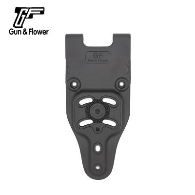 China Strong Plastic Gunflower Polymer Paddle Holster Duty Paddle Attachment Universal Durality Belt Buckle for sale