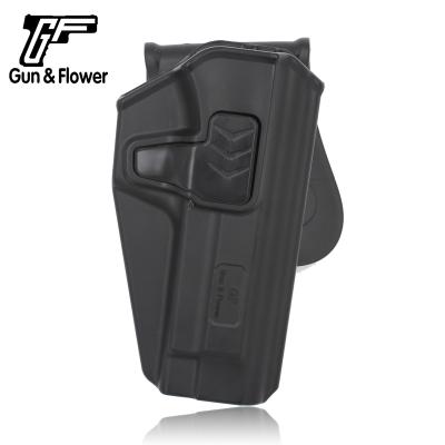 China Outside Pants Gun&Flower Beretta 92FS M9 Airsoft Tactical Polymer OWB Holster With Level II Retetntion for sale