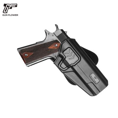 China Army Firearm CS War Games GunFlower GunFlower Suction OWB Polymer Tactical Military Quick Holster For 1911 Pistols for sale