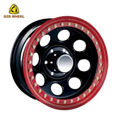 China 8 15 Inch Soft Beadlock Wheel 4x4 Custom Steel Wheel Rims Wheel 15x8j Hub for sale