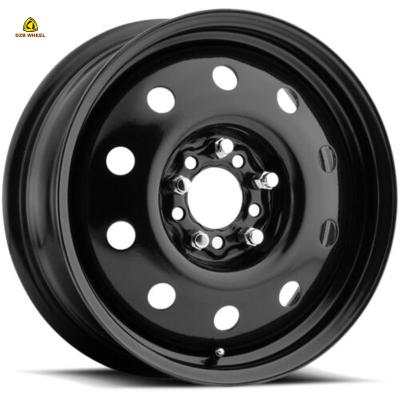 China CB and Saling Steel Car Wheel Hot Adjustable Holes 17 Inch Steel Wheel 17x7 5x127 Steel Rim Car Wheels for sale