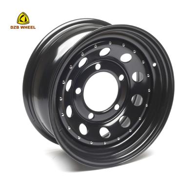 China Factory Sale Steel Wheels Rim 16*6 Inch Powder Coated Small Size Surface Treatment Steel Wheel Car Wheel Rims for sale