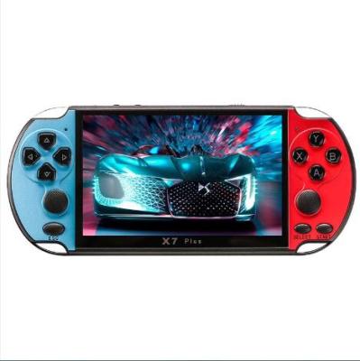 China ABS X7 64 bit retro 5.1 inch portable video game console handheld game player for psp for sale