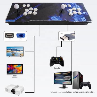 China Newer ABS Material Design Arcade Games 8000 Wi-Fi Plus EX Esports Box Kit Saga 2 Player Console Support 3D Games for sale