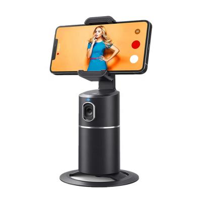 China Portable 360 ​​Rotation Automatic Rotation 360 Face Tracking Mobile Phone Holder Selfie Stick Tripod Stand for sale