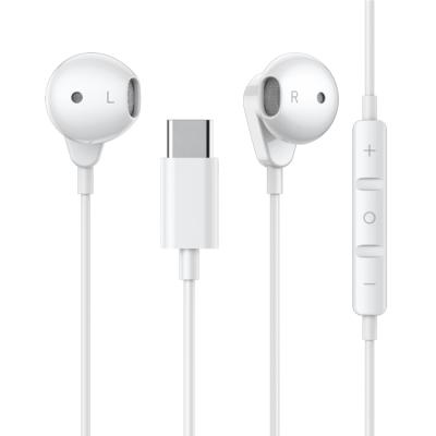 China High Fidelity Digital In-Ear Stereo In Ear Wired Headset USB Type-C Type C Earphone Earphone With MIC For USB-C Earphone Earphone for sale