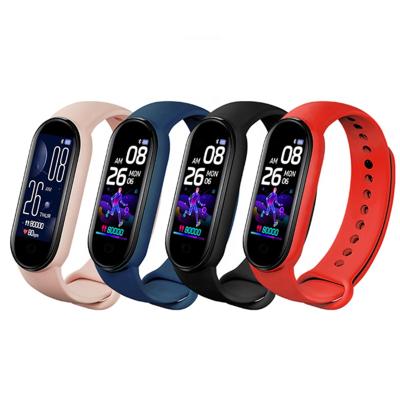 China 2021New APP Control Band M6 Watchband Fitness Tracker Blood Pressure Heart Rate Color Screen M6 Smart Bracelet for sale