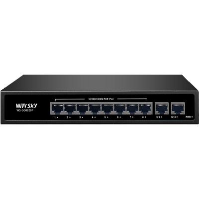 China WiFiSKY POE CF--SG0820P 100M Unmanaged Industrial Network Reverse 8 Port POE Switch for sale