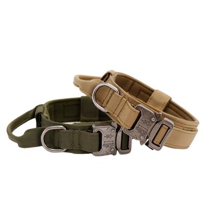 China Pet Viable Military Tactical Collars Nylon Pet Training Collar Luxury Dog Collar for sale