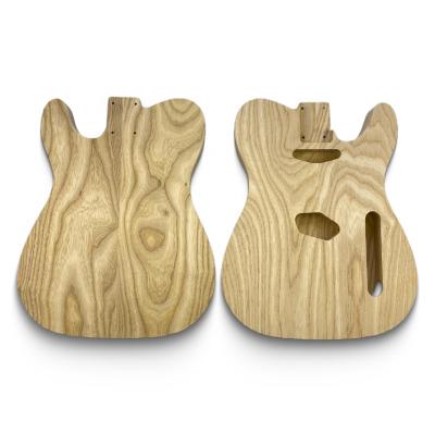 China GUITAR Custom Ash Solid Wood Unfinished Electric Guitar Body Replacement Barrel TL guitar body for sale for sale