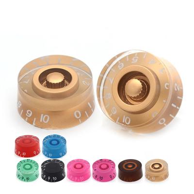 China Volume Tone Knob Factory wholesale guitar control knob plastic material LP style guitar knob in colorful for sale